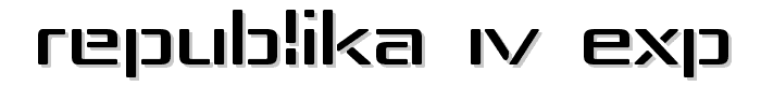 Republika IV Exp font